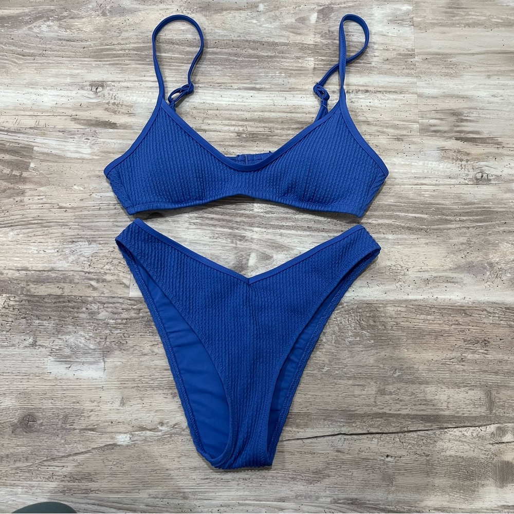 Aerie Vibrant Blue Bikini Set